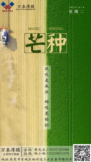 今日芒種丨芒有所獲，種有所得